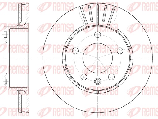 Disque de frein REMSA 6202.10