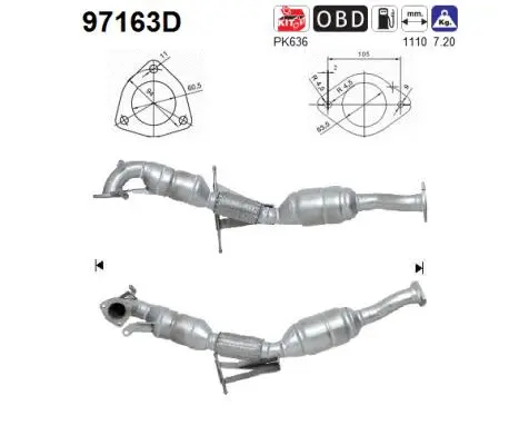 Catalyseur AS 97163D