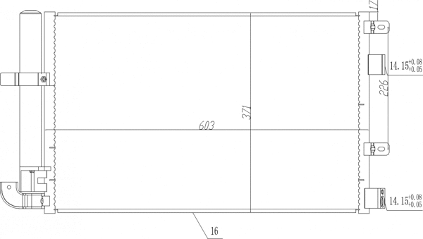 Condenseur, climatisation HART 616 787