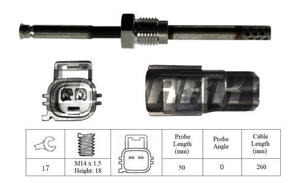 Capteur, température des gaz LEMARK LXT046
