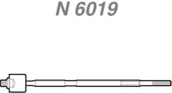 Rotule de direction intérieure, barre de connexion NAKATA N 6019