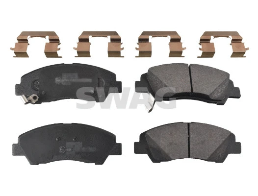 Kit de plaquettes de frein, frein à disque SWAG 33 10 7143