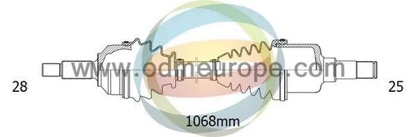 Arbre de transmission 4X4 ESTANFI EST-18-162630