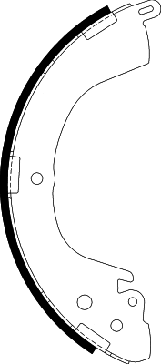 Jeu de mâchoires de frein NISSHINBO NS3002