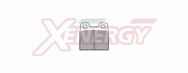Kit de plaquettes de frein, frein à disque AP XENERGY X40004