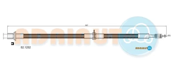 Flexible de frein ADRIAUTO 52.1252