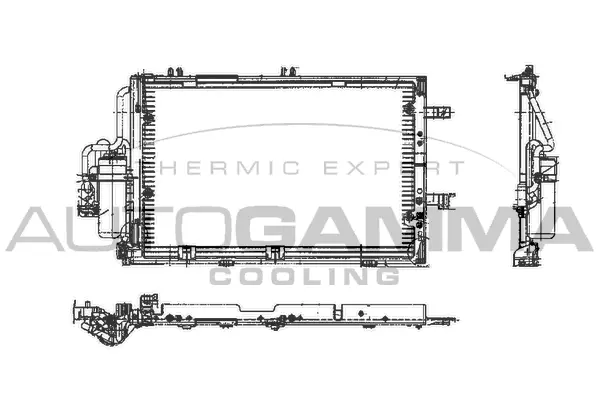 Condenseur, climatisation AUTOGAMMA 102737