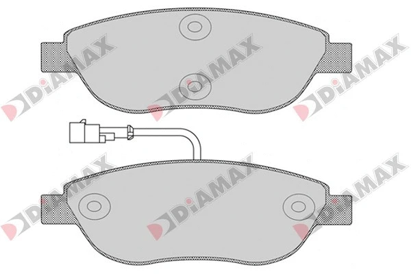Kit de plaquettes de frein, frein à disque DIAMAX N09391