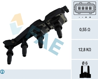 Bobine d'allumage FAE 80310