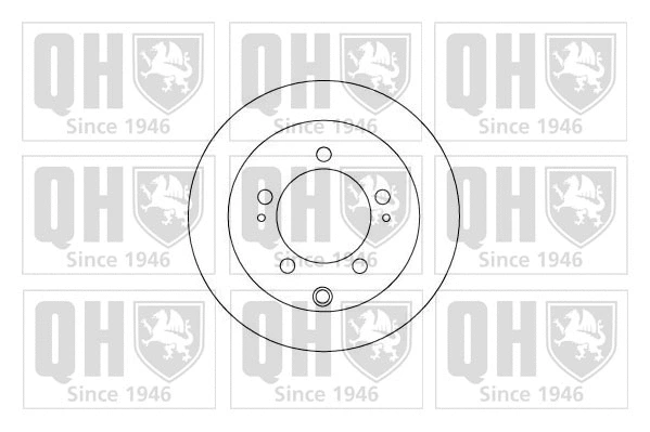 Disque de frein QUINTON HAZELL BDC5059