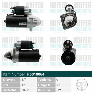 Démarreur HOFFER H5010064