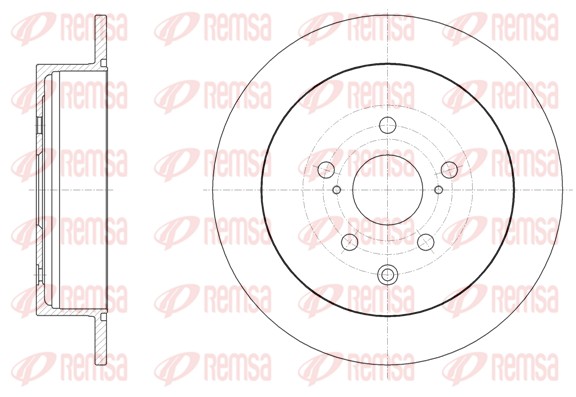 Disque de frein REMSA 61815.00