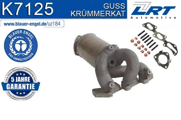 Catalyseur en coude LRT K7125