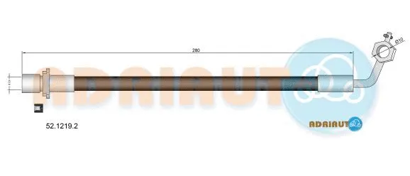 Flexible de frein ADRIAUTO 52.1219.2