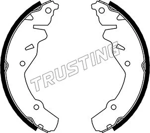 Jeu de mâchoires de frein TRUSTING 023.004