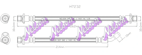 Flexible de frein KAWE H7232