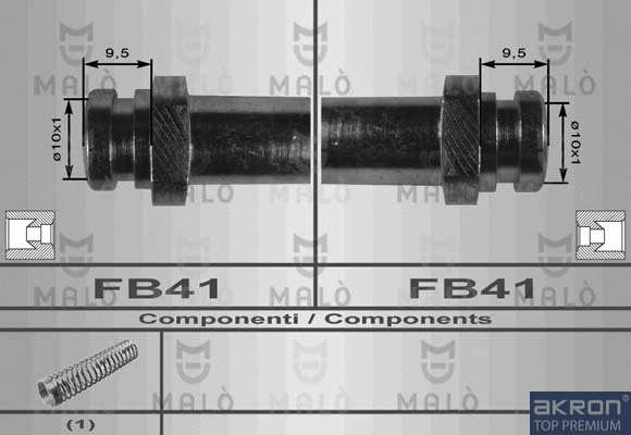 Flexible de frein AKRON-MALÒ 80052