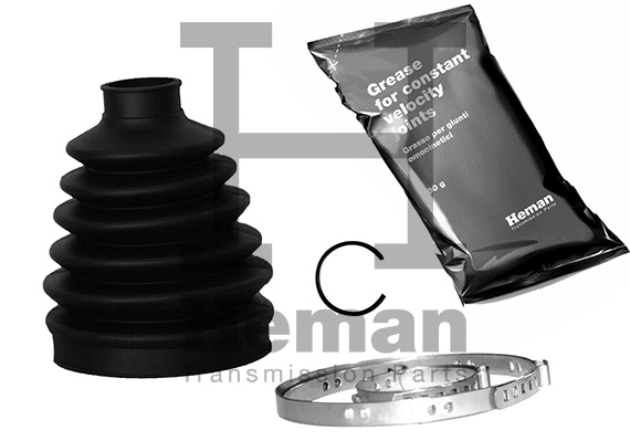 Jeu de joints-soufflets, arbre de commande HEMAN TBK00710