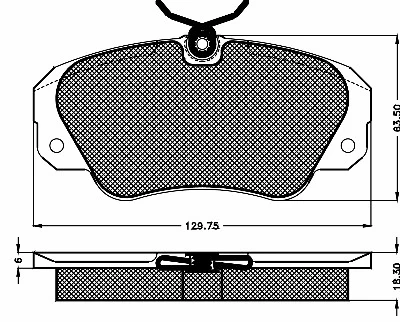 Kit de plaquettes de frein, frein à disque BSF 10330