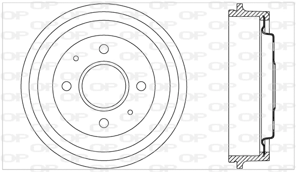 Tambour de frein OPEN PARTS BAD9033.20