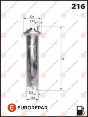 Filtre à carburant EUROREPAR 1643631880