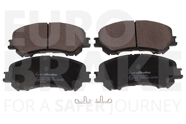 Kit de plaquettes de frein, frein à disque EUROBRAKE 5502222285