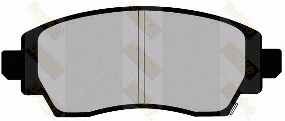 Kit de plaquettes de frein, frein à disque Brake ENGINEERING PA1280