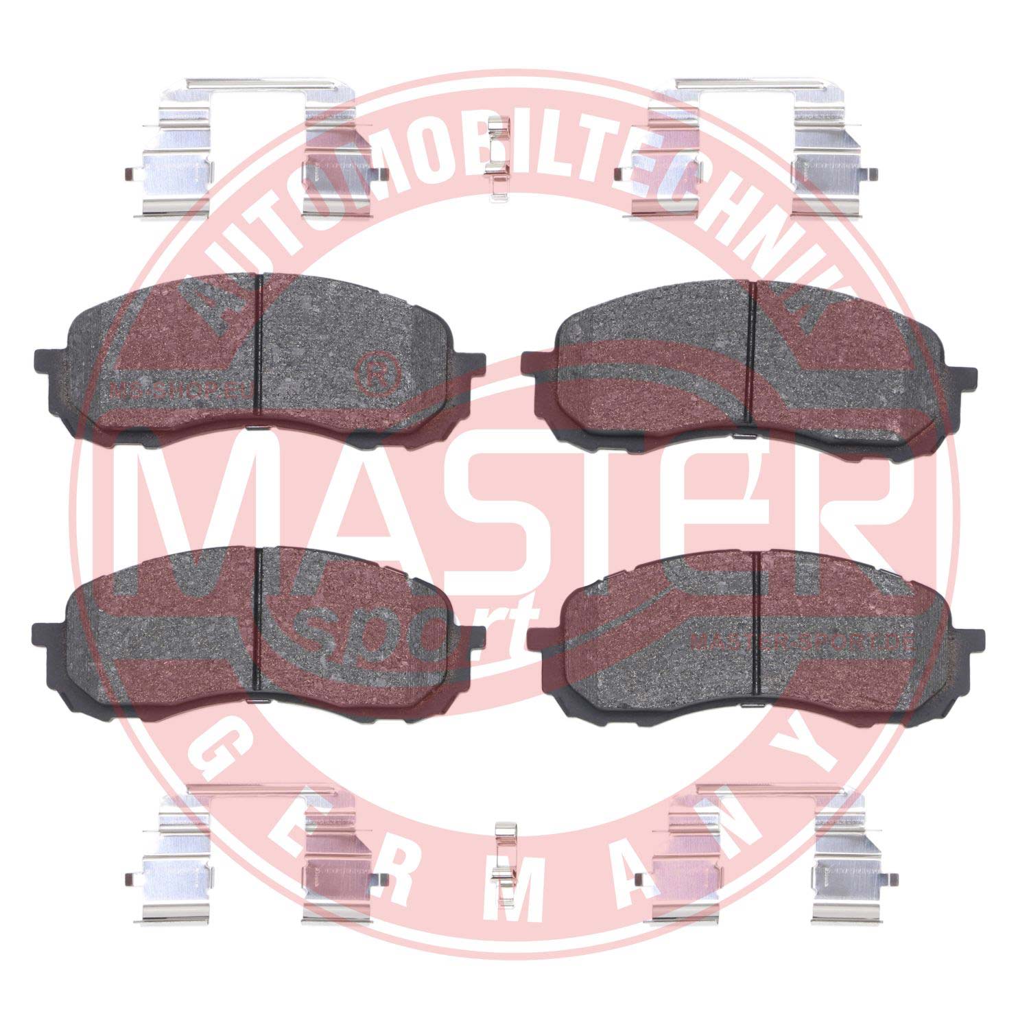 Kit de plaquettes de frein, frein à disque MASTER-SPORT GERMANY 13046057932N-SET-MS