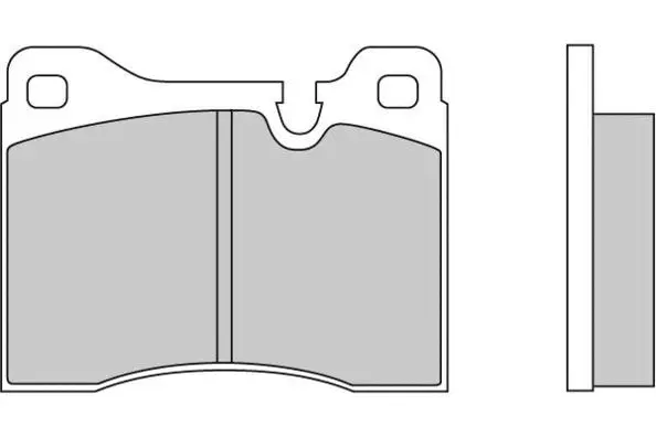 Kit de plaquettes de frein, frein à disque E.T.F. 12-0125
