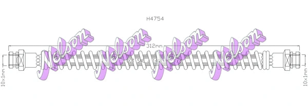 Flexible de frein KAWE H4754