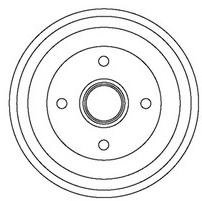 Tambour de frein ABTEX BDM956