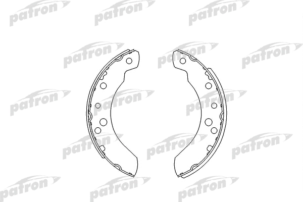 Jeu de mâchoires de frein PATRON PSP394