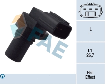 Capteur d'angle, vilebrequin FAE 79139