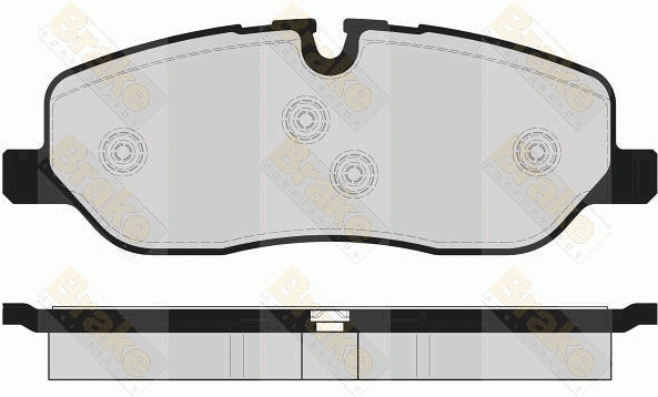 Kit de plaquettes de frein, frein à disque Brake ENGINEERING PA1672