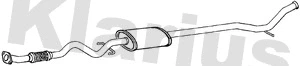 Silencieux central KLARIUS 270633