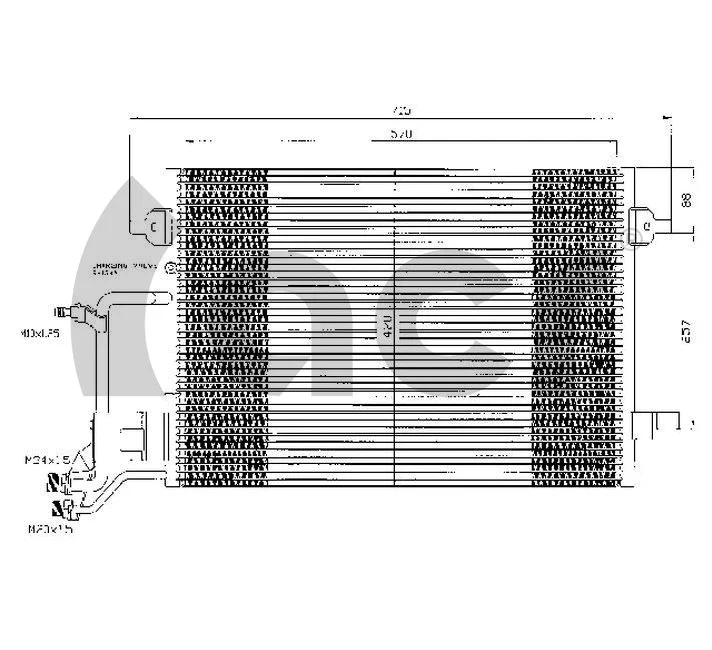 Condenseur, climatisation ACR 300045