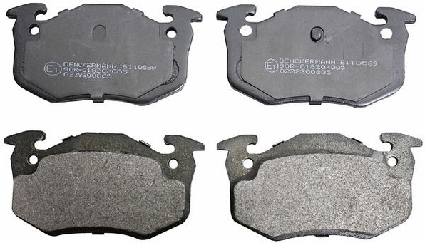 Kit de plaquettes de frein, frein à disque DENCKERMANN B110589