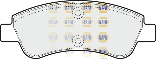 Kit de plaquettes de frein, frein à disque NAPA NBP1710