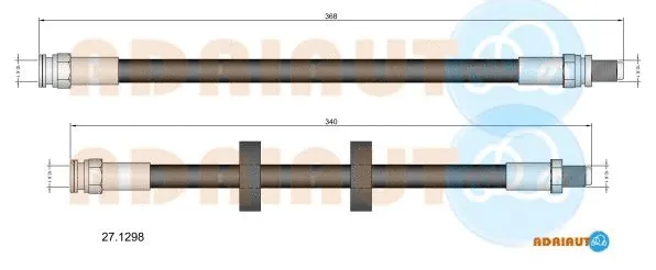 Flexible de frein ADRIAUTO 27.1298