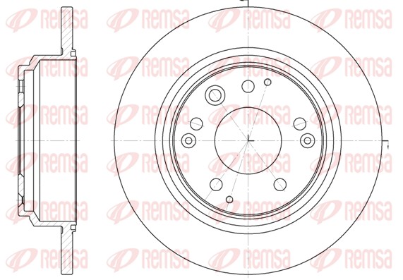 Disque de frein REMSA 61903.00