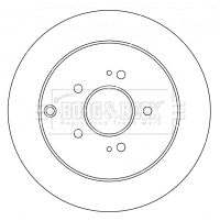 Disque de frein BORG & BECK BBD4539