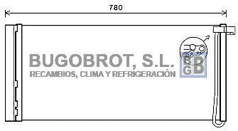 Condenseur, climatisation BUGOBROT 62-PR5083