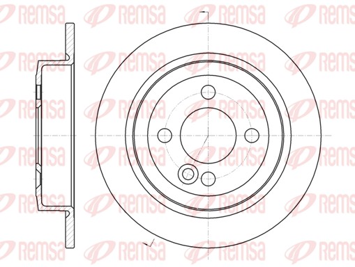 Disque de frein REMSA 61195.00