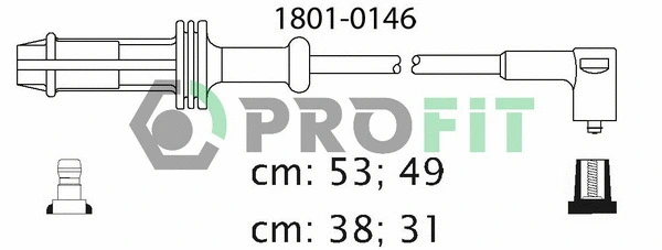 Kit de câbles d'allumage PROFIT 1801-0146