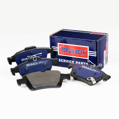 Kit de plaquettes de frein, frein à disque BORG & BECK BBP2821