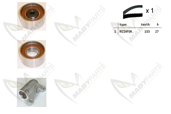 Kit de courroie crantée MABYPARTS OBK010341
