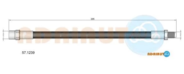 Flexible de frein ADRIAUTO 57.1239
