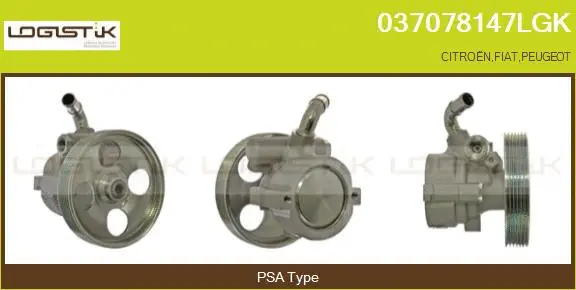 Pompe hydraulique, direction LGK 037078147LGK