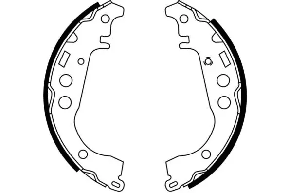 Jeu de mâchoires de frein E.T.F. 09-0545