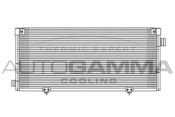 Condenseur, climatisation AUTOGAMMA 107180